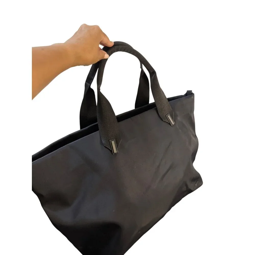 Ted Baker Womens Black Oversized Nylon Tote Bag‎ With Detachable Strap